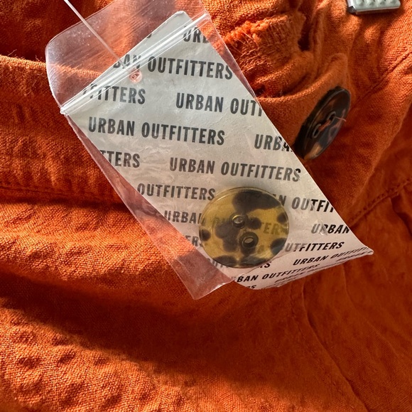 NWT Urban Outfitters Seersucker Pleated Faux Wrap Textured Mini Skirt Size XS - Picture 8 of 13